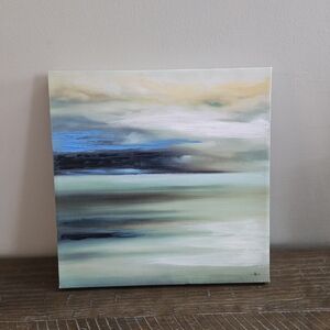 12x12 Abstract Seascape Canvas Wall Art